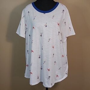 OLD NAVY Everywear Whimsical Workout Print T-shirt, Size XXL